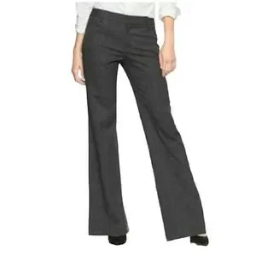 Gap The Perfect Trouser Stretch Pants Womans 10 Regular Work Career Wide Leg